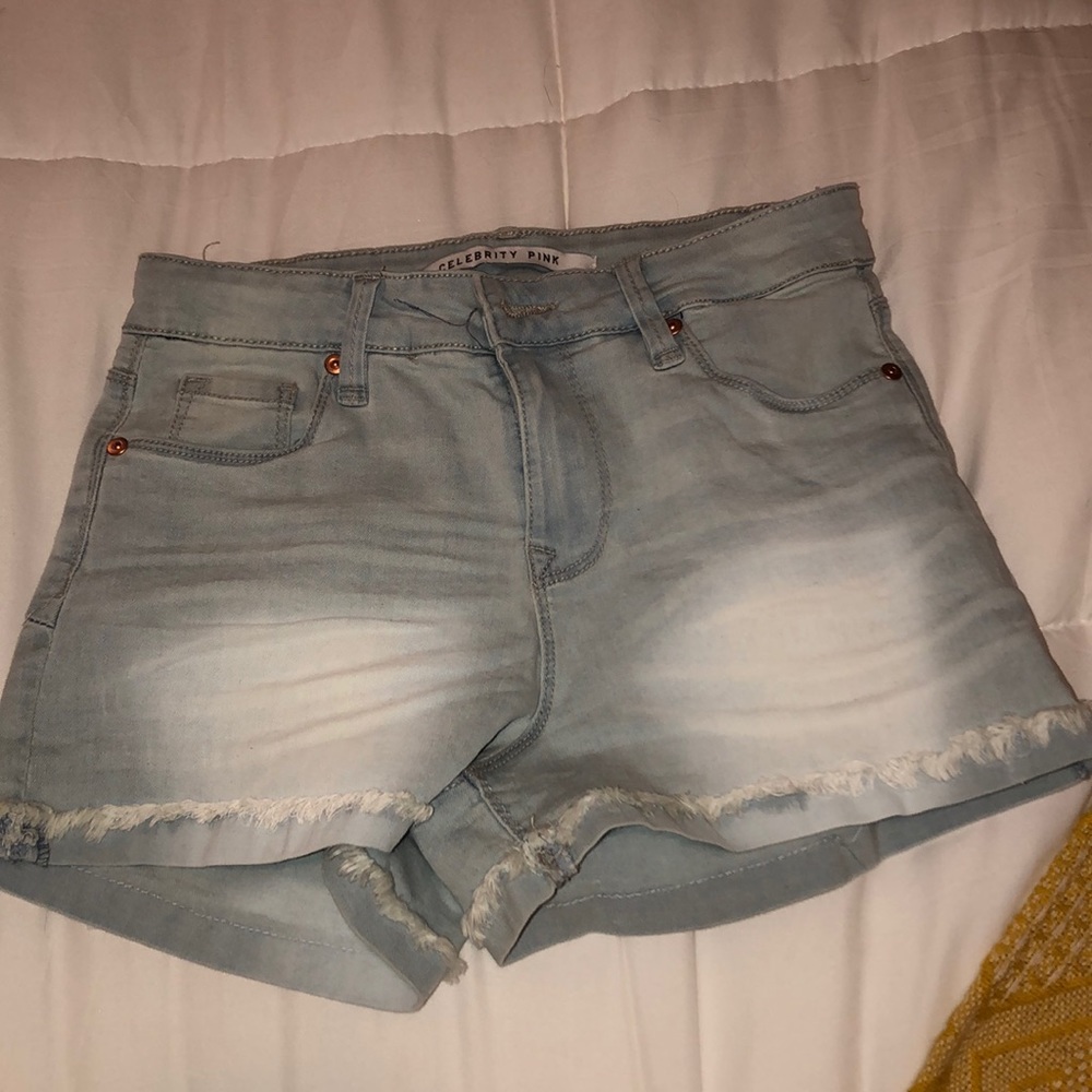 Light Washed Shorts